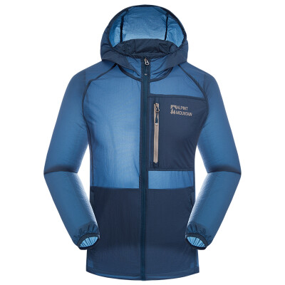 

Elmont ALPINT MOUNTAIN outdoor UPF40 + skin clothing men and women thin sunscreen spring and summer breathable anti-UV skin coat sunscreen 640-106 sky blue M