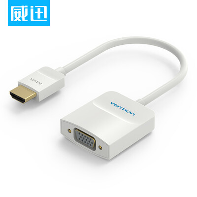 

WDC (VENTION) HDMI-VGA-кабель конвертер HD видео адаптер адаптер компьютер просо ТВ-монитор проектор подключение белый ACFWB