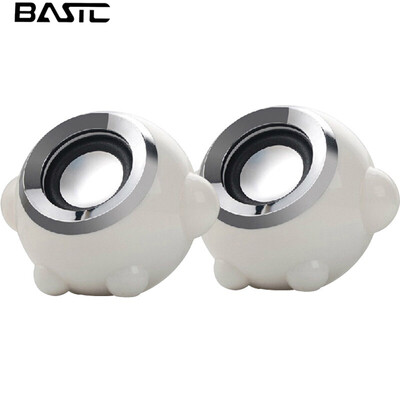 

This hand BASIC F3 speaker 20 channel mini portable USB desktop notebook mobile computer audio white