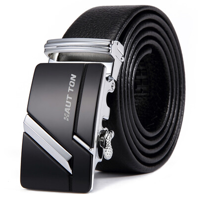 

Haotton (HAUTTON) men's belt belt buckle belt male business casual belt belt ZDK16 black