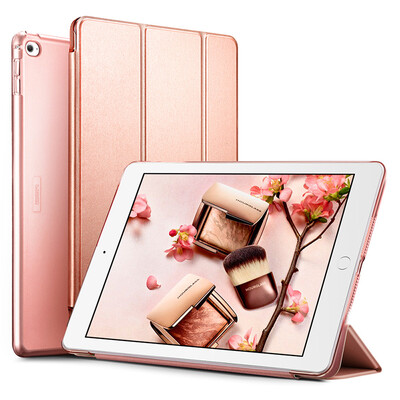 

Миллиард цветов (ESR) Apple IPAD AIR2 / 6 защитный рукав / падение сопротивления тонкой оболочки / тройной кронштейн кожи розового золота цвета серии Yue