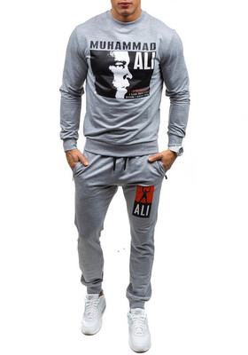 

2016 New men fashion 2 parts sweatshirt&sport pants set