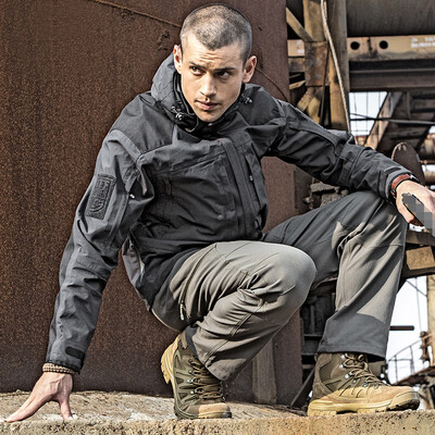 

FREE SOLDIER outdoor tactical with warm lining jacket, wear-resistant, breathable, water-repellent camping hiking coats