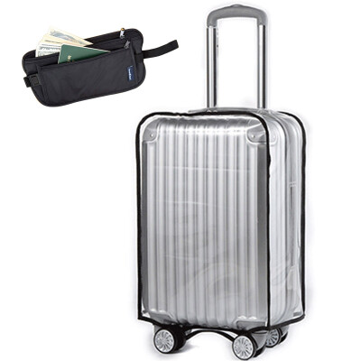 

【Jingdong Supermarket】 Green Reed Trolley Case Protective Case Transparent Dust Cover Thickening 26 "