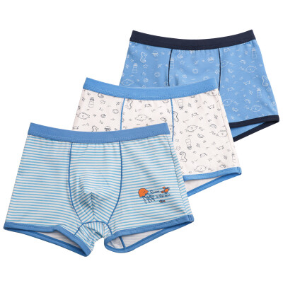

Red beans Hodo boys underwear in the large class A standard three flat angle boxed children cartoon printing four pants HDK787 110