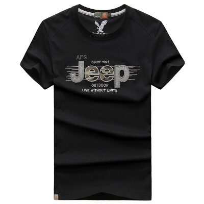 

Battlefield Jeep T-Shirt Short Sleeve T-Shirt Men's Outdoor Quick-Action Sports Round Collar T-Shirt 17009Z6257 Flower Gray M