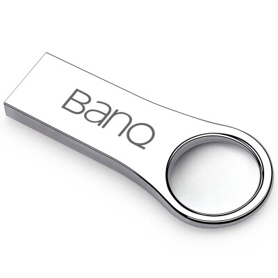 

Banq P9 U disk 16G all-metal large ring U disk waterproof shock portable version of snow silver