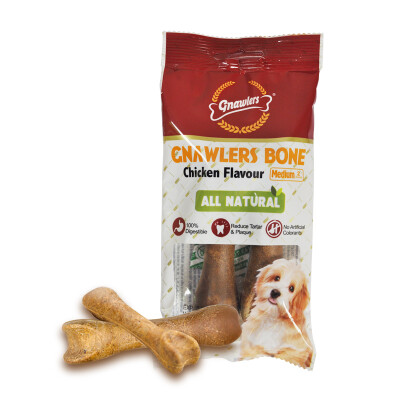 

Wind Geek (GNAWLERS) Medium Classic Bone Beef Meat Pork Chicken Meat Medium Medium Dog Teeth Teeth Stick Dog Dog Snacks