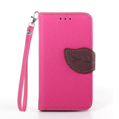 

Pink Design PU Leather Flip Cover Wallet Card Holder Case for Samsung Galaxy S3 Mini/I8190N