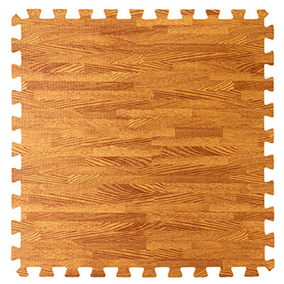 

Mingde imitation wood mats PE mats baby creeping mats foam mats splicing climbing mat 30 30 1cm 9pcs