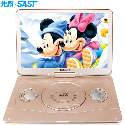 

(SAST) FL-128D portable mobile DVD player (Qiaohu dvd player old man singing theater video CD player usb player 10.1 inches) black