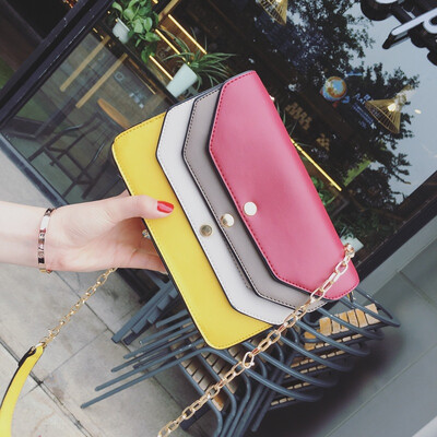 

Jiabaisi Women Clutch bag colorful Evening Bag Clutch Handbag with detachable Chain Magnetic buckle Purse party shoulder bag