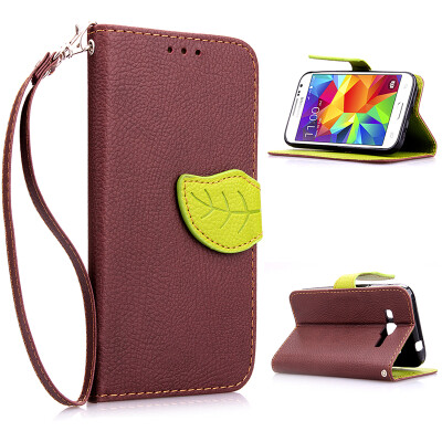 

Brown Design PU Leather Flip Cover Wallet Card Holder Case for Samsung Galaxy Core Prime/G3609