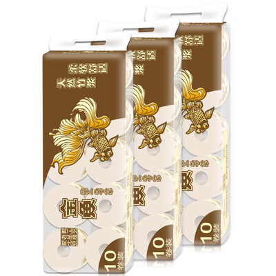 

Goldfish brand (GOLDFISH) toilet paper color bamboo pulp paper 4 layer 160 section * 30 volumes