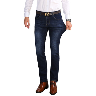 

Мужская эластичность Marilon Slim Pants Прямая деловая повседневная длинная брюки Blue 48 H03