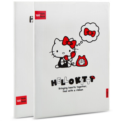 

Широкий (Guangbo) 16K64 дневника книга ноутбук листы настоящий мешочки / Hello Kitty случайного узора KT81017