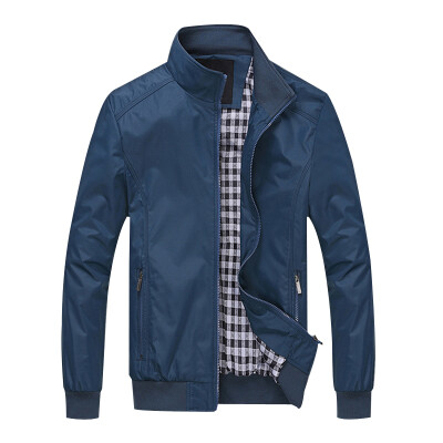 

Lawon Men's Jacket Jacket Fashion Casual Lost Jacket 6601 Dark Blue