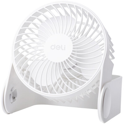 

Deli) 3686 USB desktop fan student dormitory small fan small fan fan fan U-type two-speed wind speed white