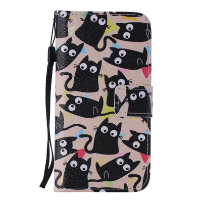 

Cute Kitten Design PU Leather Flip Cover Wallet Card Holder Case for SAMSUNG S7EDGE