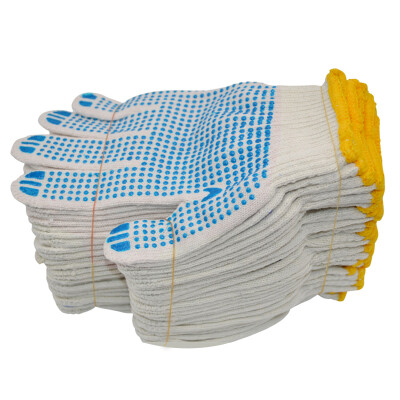 

[Jingdong Supermarket] 100 Shang Shang Liao Bao gloves anti-skid wear knitted fabric work gloves site work work protection labor insurance products pure white 12