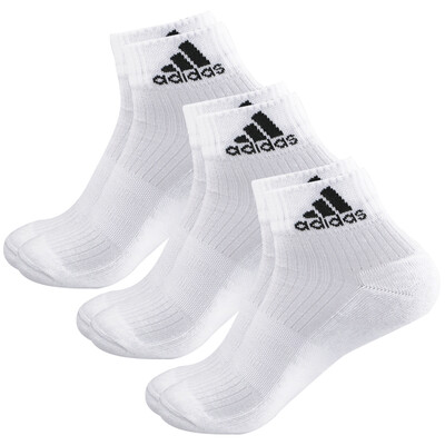 

Adidas adidas badminton socks men&women socks towel bottom sports socks three pairs of white S code 35-38 yards