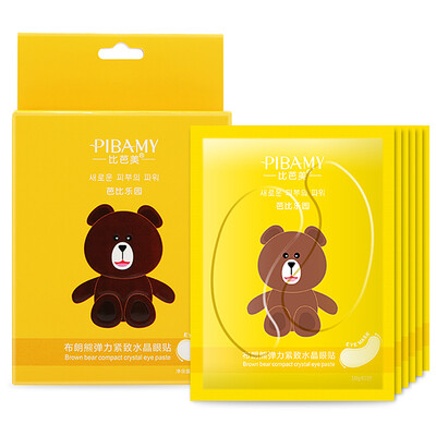 

Than Bamei BIBAMEI Barbie Park Crystal Eye Stickers - Brown Bear Stretch Firming 10g 6 pairs eye mask moisturizing firming eye paste