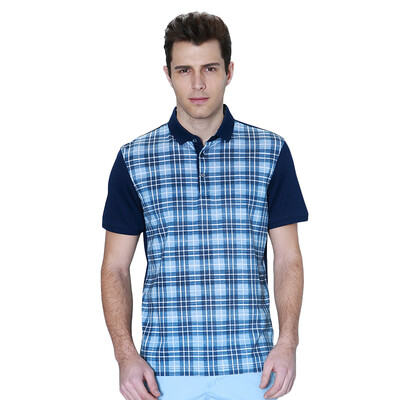 

Rimula Мужская K-боксерская майка Plaid хит цветной сшивание отворотом мужской хлопок с коротким рукавом футболка FTBY2374 светло-голубой 170