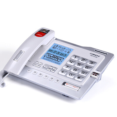 

Sino-Austrian CHINO-E G025 with 4G card SD card can be expanded digital recording telephone base machine office home landline telephone fixed telephone landline pearl white