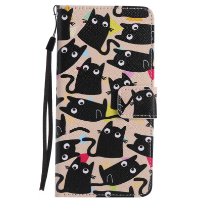 

Cute Kitten Design PU Leather Flip Cover Wallet Card Holder Case for SAMSUNG J7Prime