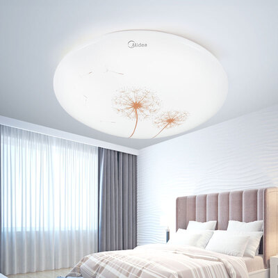 

Midea Midea ultra-thin LED ceiling lamp living room bedroom study lamp balcony lamp white simple round 20W Ya Hong