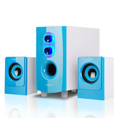 

Enke (ENKOR) E60B компьютер мультимедиа ноутбук дерево Bluetooth динамики 2.1 комбинированный аудио сабвуфер поддержка U диск SD карта синий