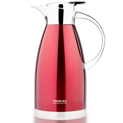 

Wei Ai insulation pot household thermos bottle hot pot warm pot double layer 304 stainless steel Rome insulation kettle 2L Athens red