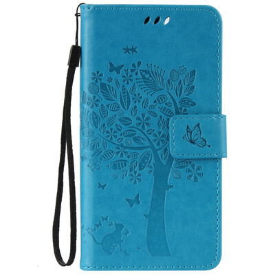 

Blue Tree Design PU кожа флип Обложка Кошелек Карты Держатель чехол для WIKO LENNY 3
