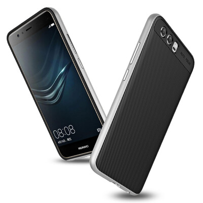 

KOOLIFE Hornet P10 комплектов защиты Huawei телефона оболочка из силиконовой мягкой оболочки падения сопротивления все включено жилья для Huawei P10 комплектов мобильных телефонов Space серебры