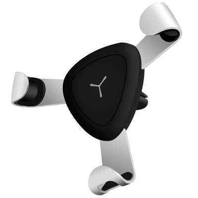 

Bee wing mobile phone bracket gravity bracket car clip phone holder navigation bracket air conditioning outlet car bracket temperament silver