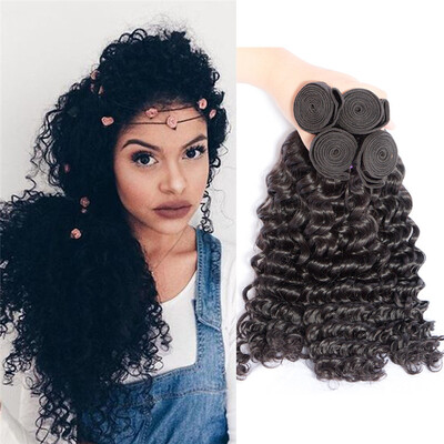 

5 Bundles peruvian Virgin Hair Deep Wave 100g peruvian Human Hair Weave 10A Cheap Peruvian Curly Virgin Hair Peruvian Deep Wave
