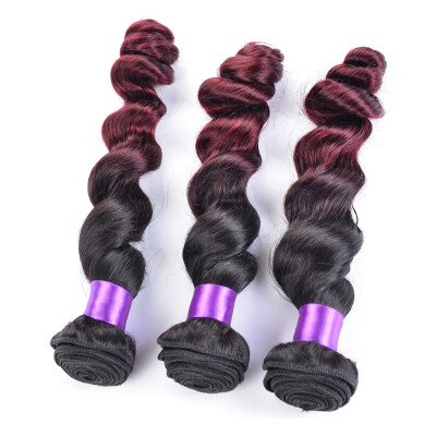 

Ombre Peruvian Virgin Hair Burgundy Virgin Hair 2Pcs/Lot Virgin Burgundy Hair Sexy Formula Hair Cheap Burgundy Weave Red Wigs