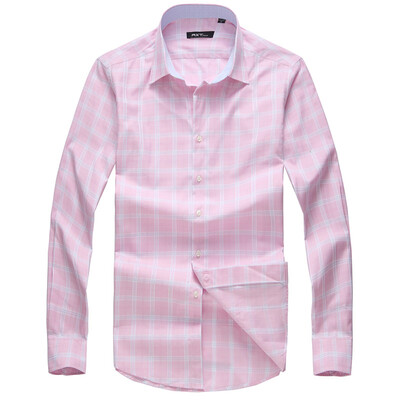 

RXT Мужчины с длинным рукавом вскользь Slim Shirt 551009 Pink 43