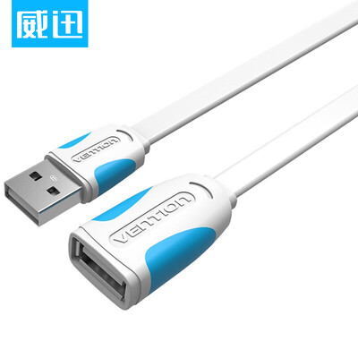 

Weibi (VENTION) USB2.0 удлинитель данных от мужчины к женскому AM / AF компьютеру U диск мыши карта мыши удлинительный кабель 1,5-метровый белый VAS-A10-W150
