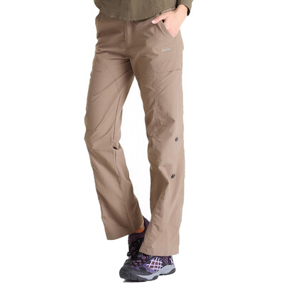 

Carlus (clothin) quick-drying pants outdoor couples quick drying breathable leisure thin section mountain climbing pants CP13204 female models gray XL code