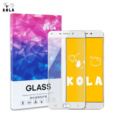 

KOLA OPPO R9 Plus tempered film full-screen coated tempered glass foil 6.0 inch screen white