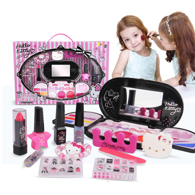 

Hello Kitty (Hello Kitty) детская косметика макияж макияж набор девушка игрушка игры дом игрушки подарок KT-8584