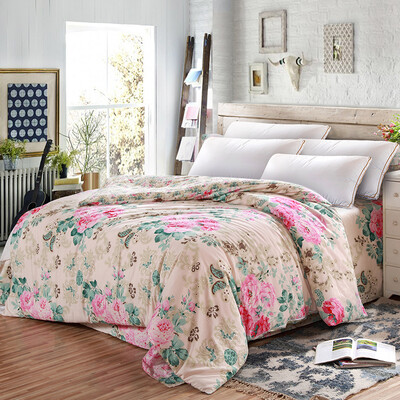 

Ivy AVIVI quilt cotton single piece 40 twill printed single quilt 150 215 fragrance flower language