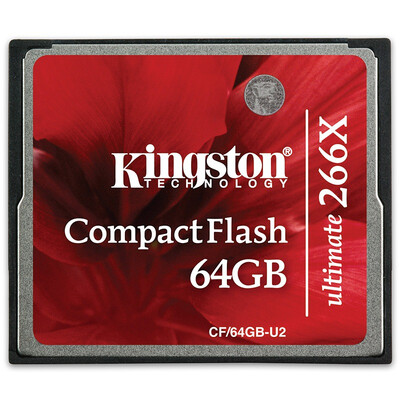 

Kingston 64GB 266X CF memory card