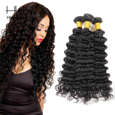

HHHair Cambodian Deep Wave Virgin Hair 3 Bundles Wet&Wavy Virgin Deep Wave Cambodian Hair Bundles Cambodian Deep Curly Virgin