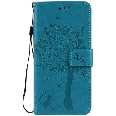 

Blue Tree Design PU кожа флип Обложка Кошелек Карты Держатель чехол для IPHONE 7 PLUS