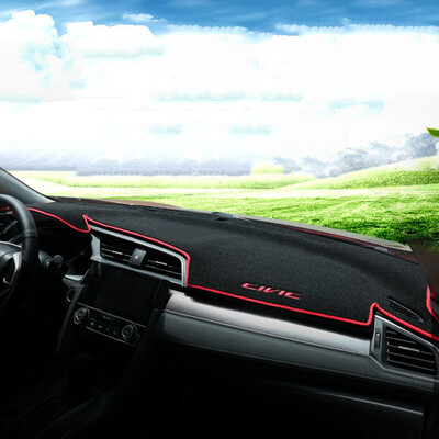

Huashi 10th generation Civic light pad 16-18 Ten generations Civic control instrument panel Sun protection insulation light pad Car accessories modified special black red edge