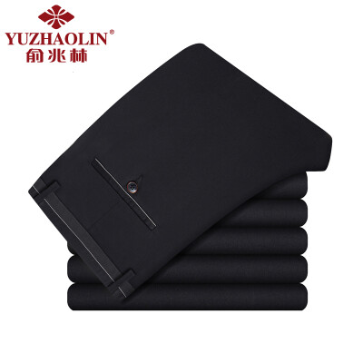 

Yu Zhaolin casual pants male soft and simple men leisure comfortable trousers YZL019K black 32