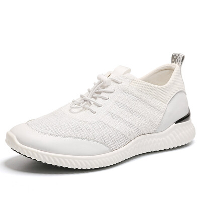 

COSO sports shoes men daily casual sports shoes men light breathable comfortable men casual shoes C2801 white 41 yards