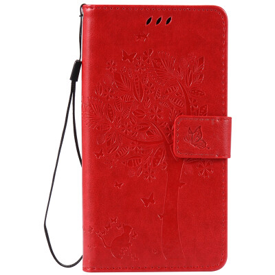 

Red Tree Design PU Leather Flip Cover Wallet Card Holder Case for MOTO Z FORCE